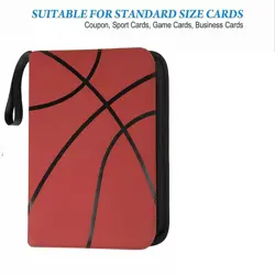 900 Pockets Basketball Trading Card Binder, Card Binder Album Folder with 50 ... - Image 5
