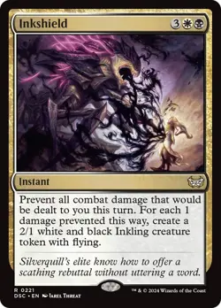 MTG ~ Inkshield~ Duskmourn: House of Horror Commander ~Near Mint - Image 1