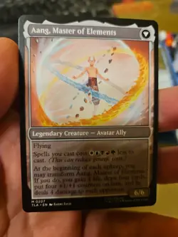 MTG - Avatar: The Last Airbender - Avatar Aang Aang, Master of Elements - NMNF - Image 2