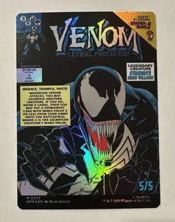Eddie Brock (0233) (Borderless) [Marvel Spider-Man MTG] Foil Near Mint - Image 2