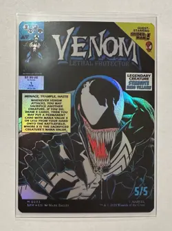 Eddie Brock (0233) (Borderless) [Marvel Spider-Man MTG] Foil Near Mint - Image 4