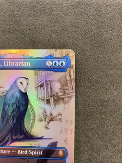MTG Wan Shi Tong, Librarian Borderless Foil Near Mint Pack Fresh M0320 Avatar - Image 3