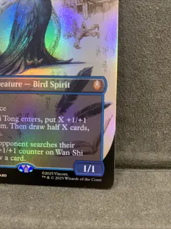 MTG Wan Shi Tong, Librarian Borderless Foil Near Mint Pack Fresh M0320 Avatar - Image 5