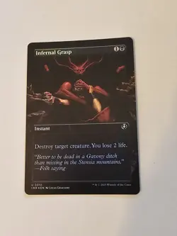 Infernal Grasp (Borderless) Innistrad Remastered Foil - Image 1