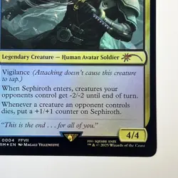 Sephiroth, Planet's Heir Final Fantasy Foil Promo - Image 4