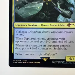 Sephiroth, Planet's Heir Final Fantasy Foil Promo - Image 5
