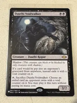 mtg Dauthi Voidwalker, the List rare Dauthi rogue, unplayed - Image 1