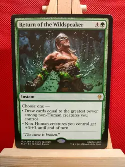 Return of the Wildspeaker - Throne of Eldraine - Rare - NM - MTG - Image 1