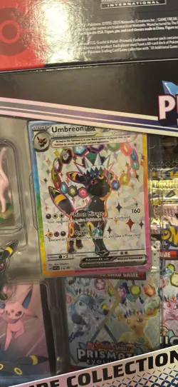 Pokemon TCG Prismatic Evolutions Premium Figure Collection Box Sealed New - Image 3