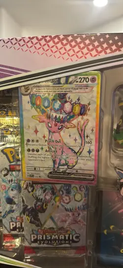 Pokemon TCG Prismatic Evolutions Premium Figure Collection Box Sealed New - Image 4