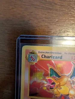 Pokemon Base Set SHADOWLESS Charizard Holo 4/102 Heavily Played (HP) - WOTC 1999 - Image 3