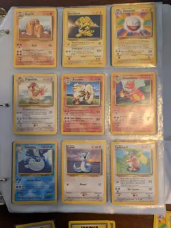 Pokemon Base Set NEAR COMPLETE (100/102) - Charizard, Blastoise, Venusaur- MP/HP - Image 3