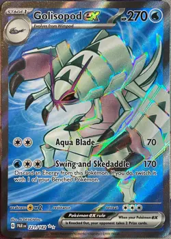 Golisopod ex Full Art Ultra Rare - 221/182 - Paradox Rift Pokemon 2023 - Image 1