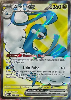 Altaria ex Full Art Ultra Rare - 232/182 - Paradox Rift Pokemon 2023 - Image 1