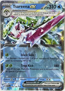 Tsareena ex Double Rare - 046/182 - Paradox Rift Pokemon 2023 - Image 1