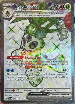 Froslass ex Full Art Ultra Rare - 217/182 - Paradox Rift Pokemon 2023 - Image 1