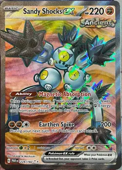 Sandy Shocks ex Full Art Ultra Rare - 228/182 - Paradox Rift Pokemon 2023 - Image 1