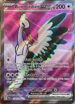 Bombirdier ex Full Art Ultra Rare - 234/182 - Paradox Rift Pokemon 2023 - Image 1