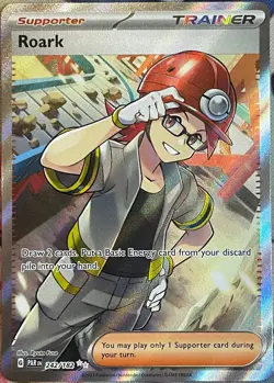 Roark Full Art Ultra Rare - 242/182 - Paradox Rift Pokemon 2023 - Image 1