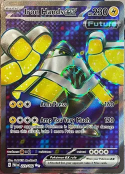 Iron Hands ex Full Art Ultra Rare - 223/182 - Paradox Rift Pokemon 2023 - Image 1