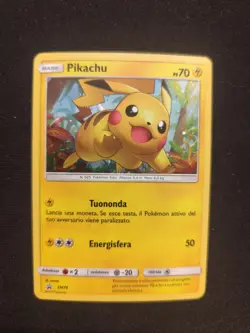 Carta Pokemon PSA PIKACHU PROMO SM76 HOLO RARO SET LEGGENDE IRIDESCENTI ITA 2017 - Image 1