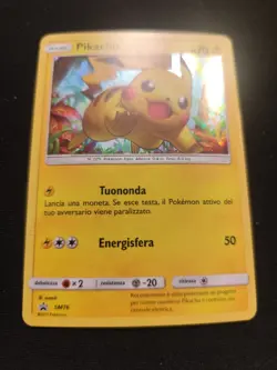 Carta Pokemon PSA PIKACHU PROMO SM76 HOLO RARO SET LEGGENDE IRIDESCENTI ITA 2017 - Image 3