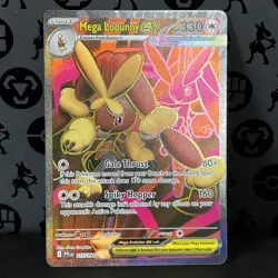 Mega Lopunny ex 115/094 UR Pokemon Phantasmal Flames Ultra Rare Full Art Holo NM - Image 1