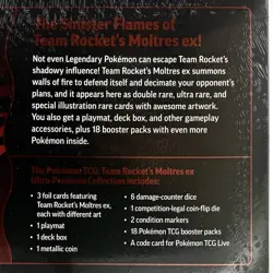 Pokemon TCG Team Rocket’s Moltres EX Ultra Premium Collection (UPC) - SEALED - Image 5