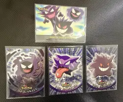 Pokemon 2000 Topps Series 2 Ghastly Holo Foil Haunter Gengar Tower Of Terror Set - Image 1