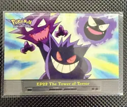 Pokemon 2000 Topps Series 2 Ghastly Holo Foil Haunter Gengar Tower Of Terror Set - Image 5
