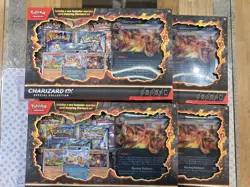 Pokemon TCG: Charizard ex Special Collection Box NEW & SEALED Bundle of four (4) - Image 1