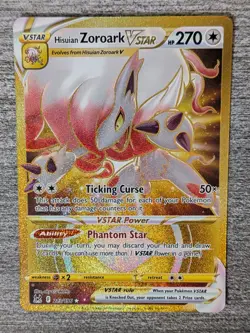 Pokemon TCG Hisuian Zoroark VSTAR 213/196 Secret Rare Holo NM - SP137 - Image 1