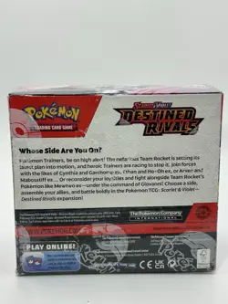 Pokemon TCG Destined Rivals Booster Box Sealed NM Box! With Plastic Protector - Image 3