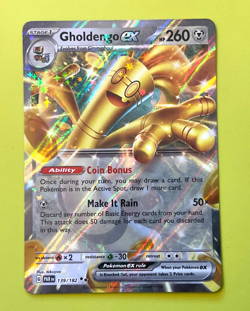 Pokemon Gholdengo EX (139/182) Paradox Rift Double Rare. - Image 1