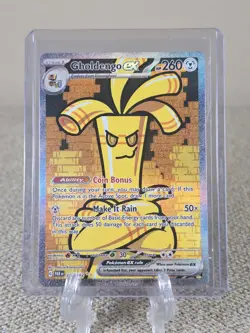 Pokemon: 1x Gholdengo ex - 252/182 - Special Illustration Rare - NM SV Paradox R - Image 1