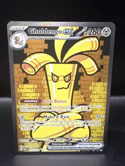 Pokemon Gholdengo ex 252/182 SV04: Paradox Rift Holo - Image 1
