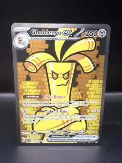 Pokemon Gholdengo ex 252/182 SV04: Paradox Rift Holo - Image 3