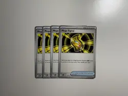 [4x Playset] Mega Signal 121/132 ME01: Mega Evolution (MEG) Pokemon TCG - Image 1