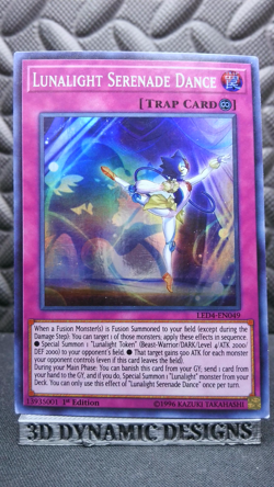 | Yugioh Lunalight Serenade Dance LED4-EN049 1st Edition Super Rare VLP 🔥 | - Image 1