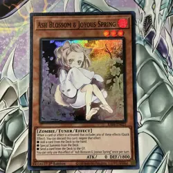 Ash Blossom & Joyous Spring (ALT ART) RA04-EN025 Super Rare 1st Edition Yugioh - Image 1