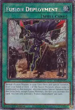 Yu-Gi-Oh! TCG Fusion Deployment RA02-EN065 1st Ed Platinum Secret Rare NM/M - Image 1