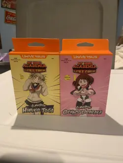 My Hero Academia Himiko Toga Ochaco Uraraka Clash Deck Card Game Lot Crunchyroll - Image 1