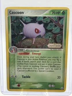 Pokemon Card - Cascoon Reverse Stamp - 30/92 - Legend Maker - 2006 - Image 1