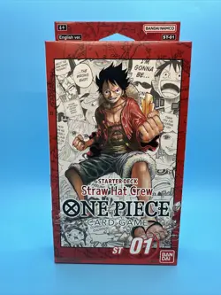 One Piece Card Game Starter Deck ST-01 STRAW HAT CREW English SEALED USA SELLER 811039038366 - Image 1