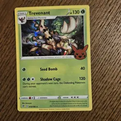 Pokemon Card TCG - Trevenant 015/192 Holo Rare - Trick Or Trade Promo 2022 NM - Image 1