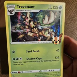 Pokemon Card TCG - Trevenant 015/192 Holo Rare - Trick Or Trade Promo 2022 NM - Image 2