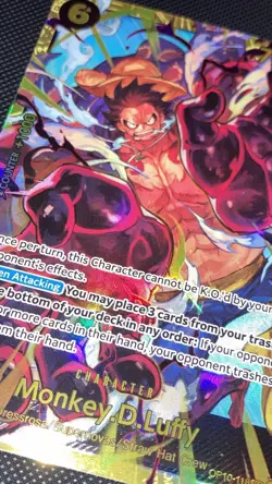 Monkey.D.Luffy OP10-118 SECOne Piece Royal Blood Card - Image 3