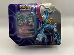 Pokemon Trading Card Games Paradox Destinies Iron Crown ex Tin - 5 Packs - Image 1