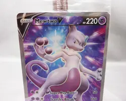 Pokemon TCG Mewtwo v SWSH229 Ultra Rare Black Star Promo Card *SEALED* - Image 2