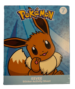 Pokemon Card Mcdonalds Booster Pack 2024 #7 Eevee Sticker Activity UNOPENED - Image 1
